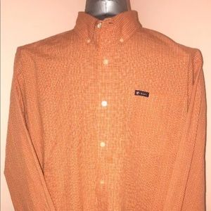 Chaps Men’s button down Shirt size L pre owned